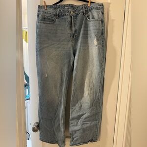 Old Navy Light extra Hi Rise Sky High Wide Leg Jeans